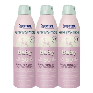 Coppertone Pure and Simple Baby Spray Sunscreen SPF 50_03