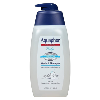 Aquaphor Baby Wash and Shampoo - Mild, Tear-free 2-in-1 Solution for Baby